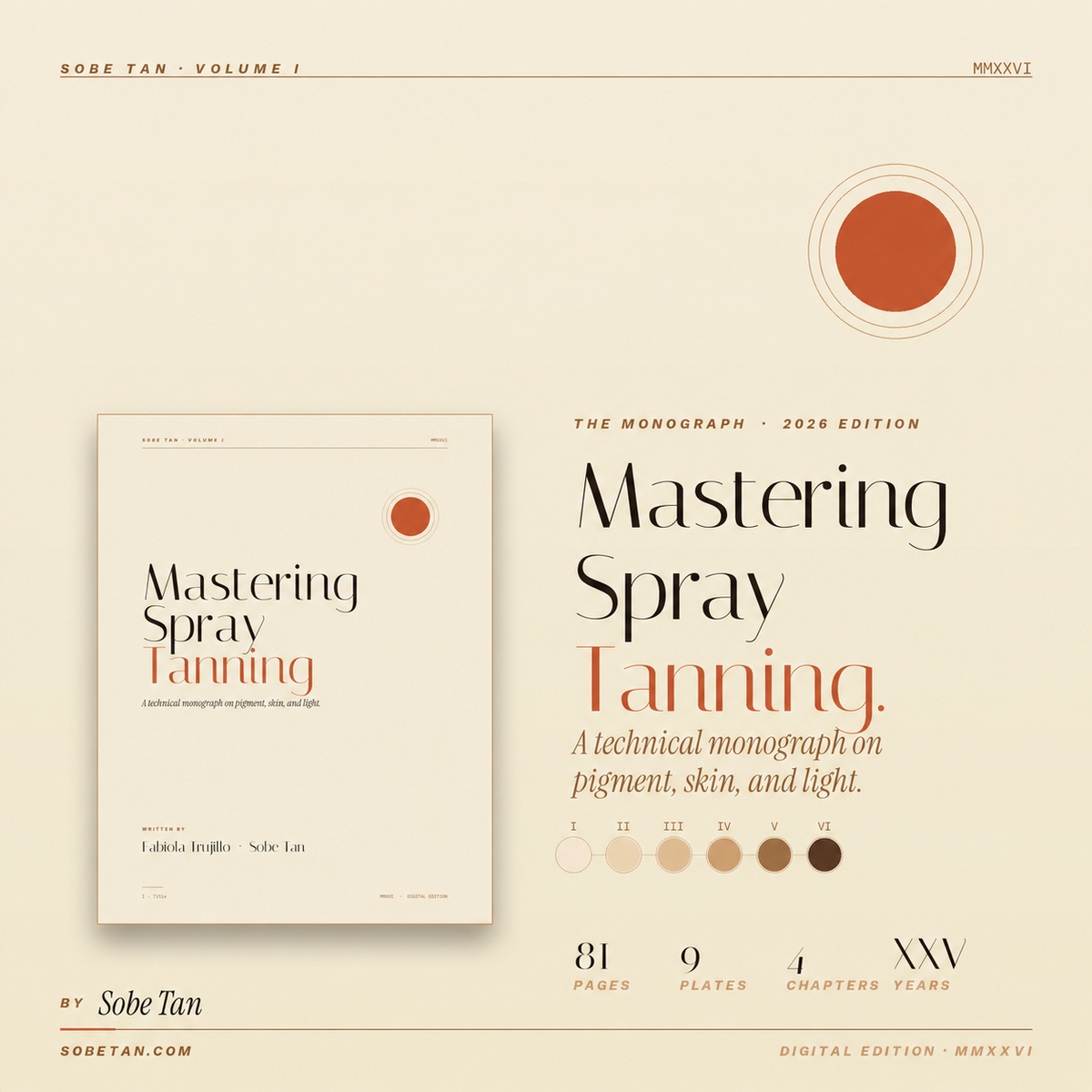 Mastering the Art of Spray Tan Success, English e-book with 81 pages