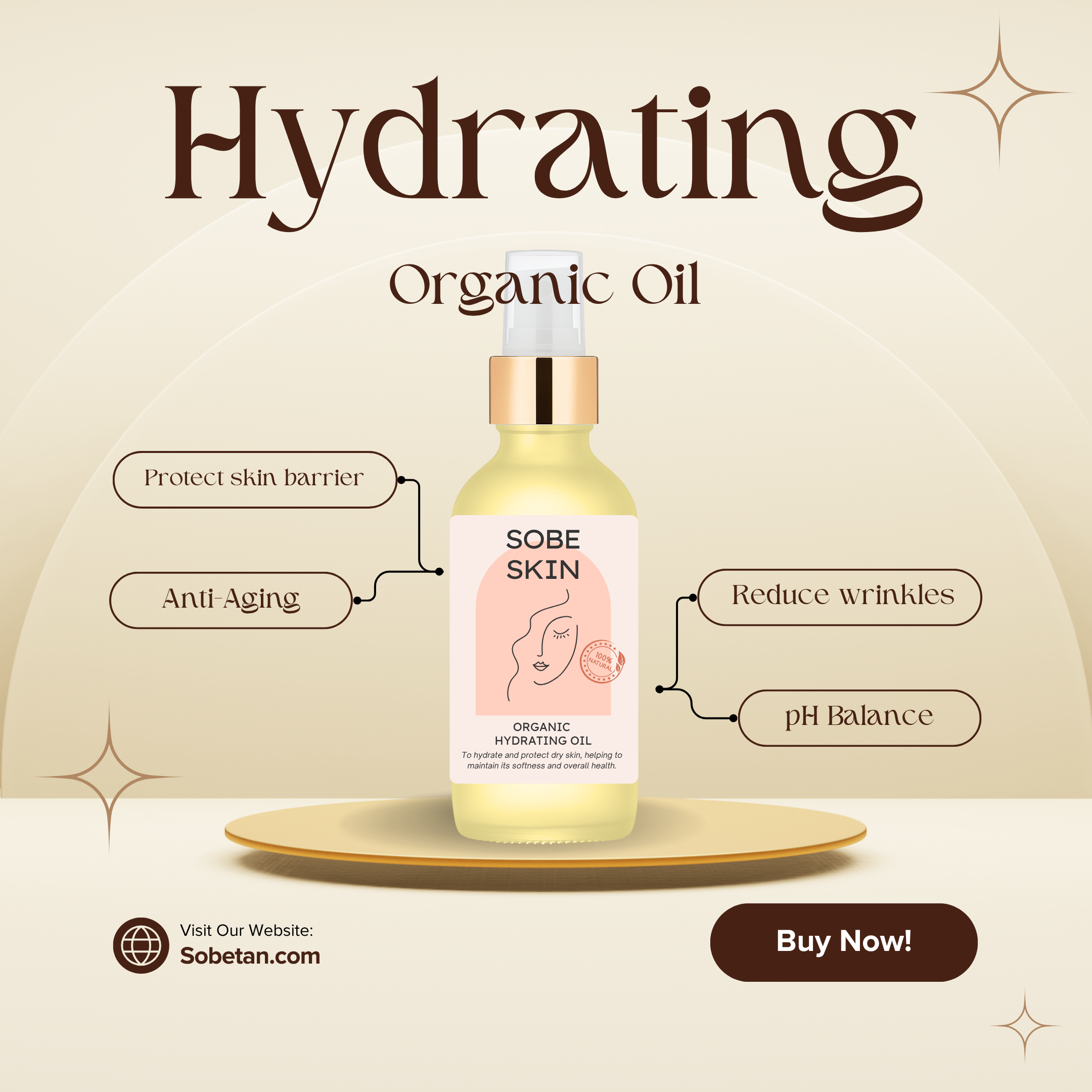Organic Hydrating Oil