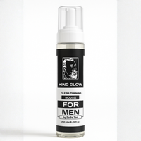 Self-Tanner for Men | King Glow - Water-Based, Fast-Drying Sunless Tanning Foam for Body and Face - Natural Tan Without the Sun (Mitt Included)