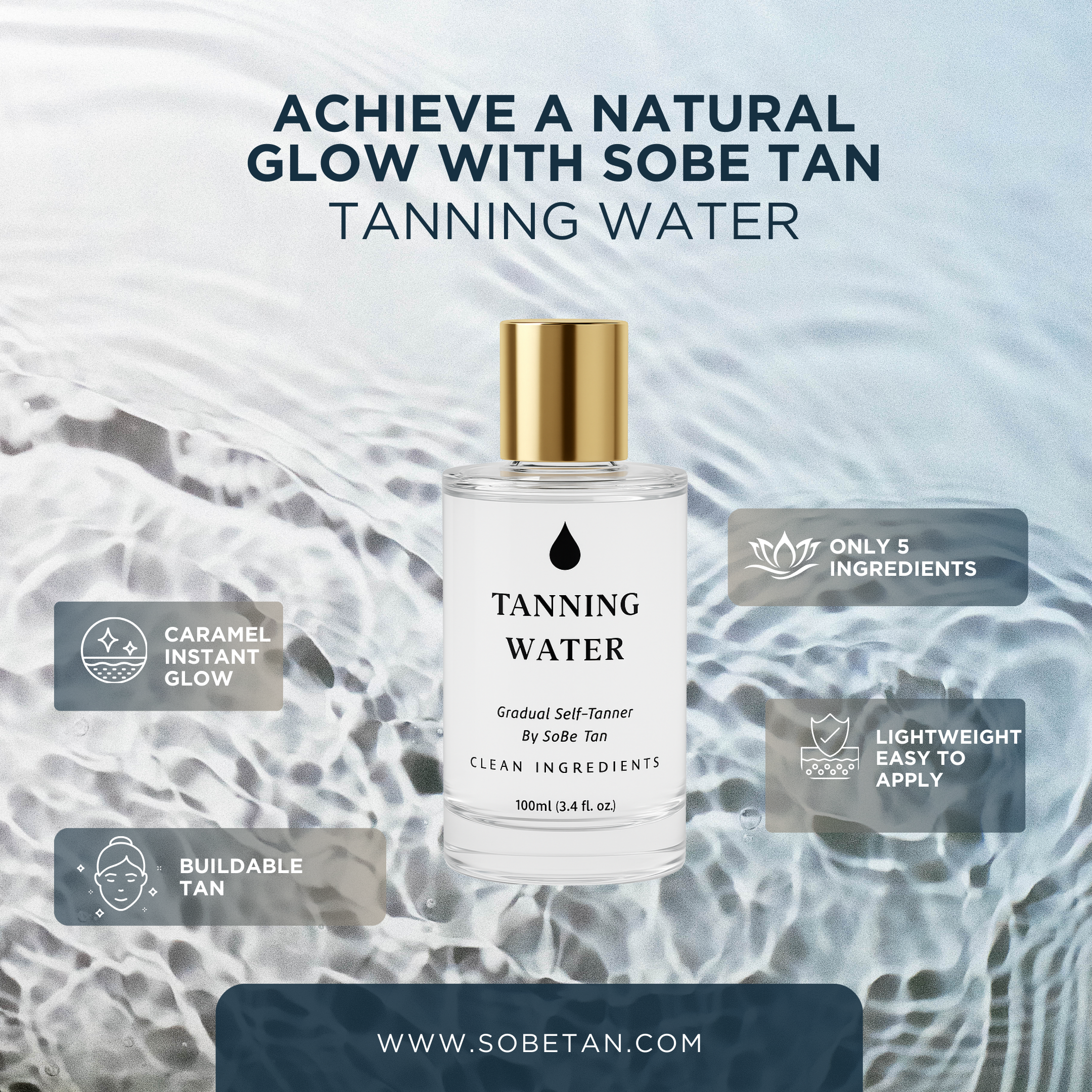Sobe Tan Tanning Water