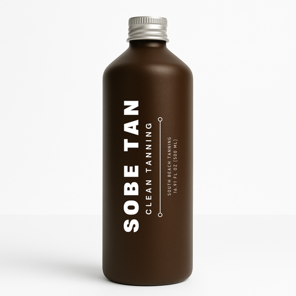 Sobe Tan Sunless professional tanning solution in ENSO paper bottle