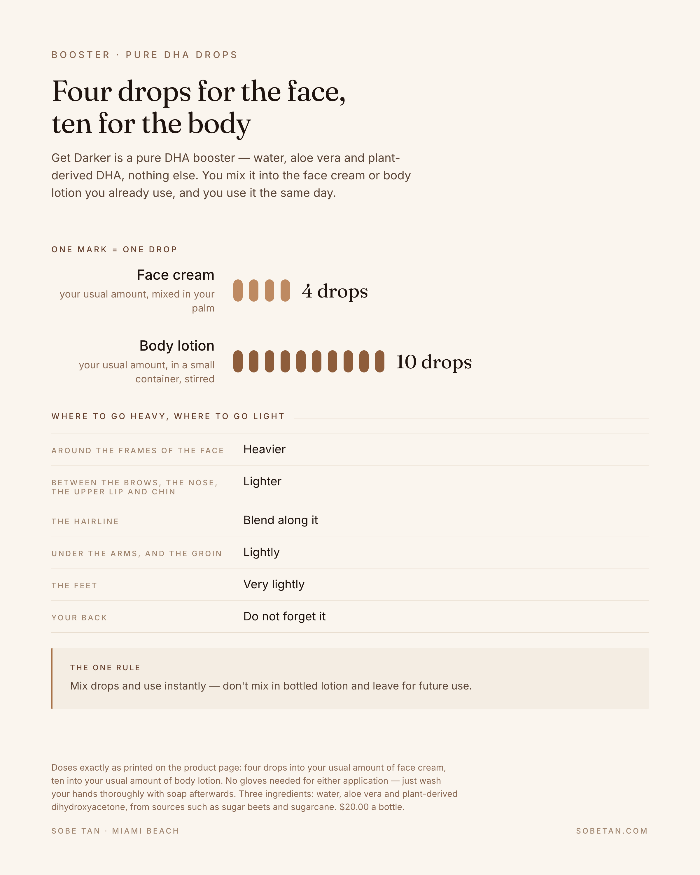 Get Darker Tanning Drops