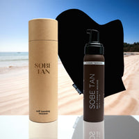 Mousse autobronceador con guante aplicador gratis