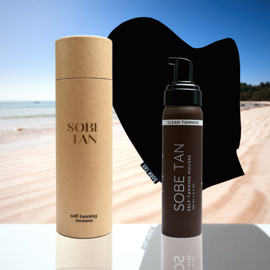 Mousse autobronceador con guante aplicador gratis